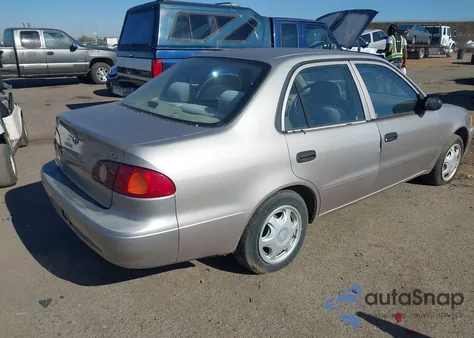 2001 Toyota Corolla Ce из США, поврежденный, VIN 1NXBR12E61Z473209
